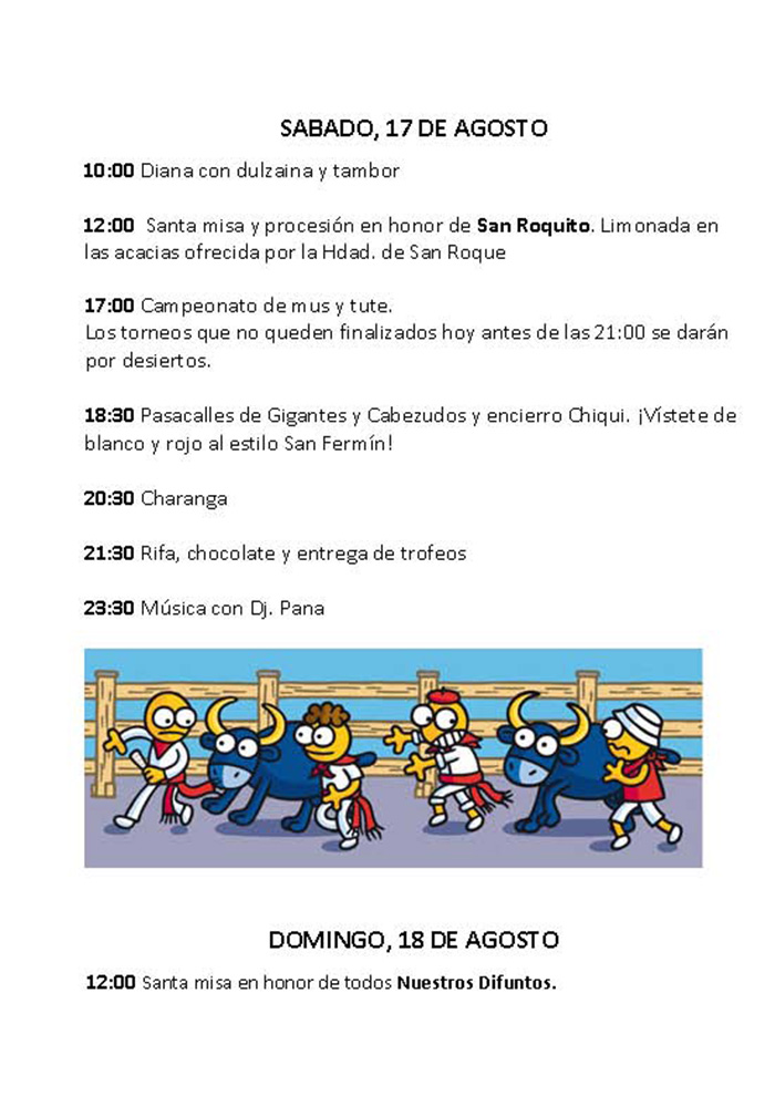 programa fiestas 2019 Robregordo 6