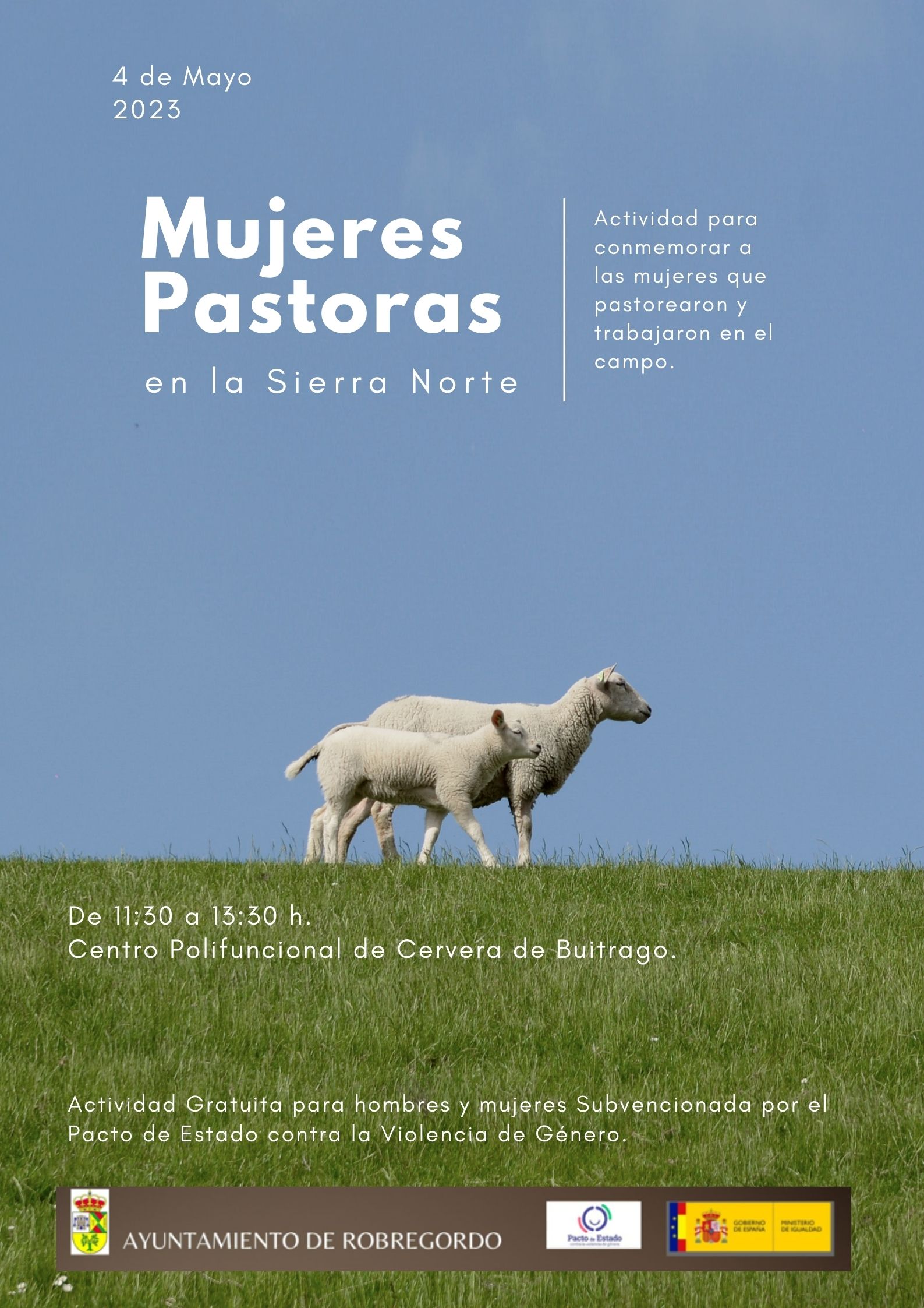 Cartel Mujeres Pastoras Mayo 23