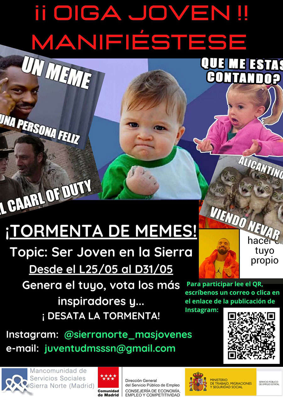 tormenta de memes
